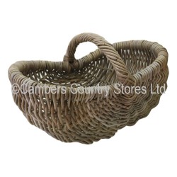 Glenweave H590 Kidney Potato Basket High Handle