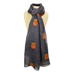 Lua Scarf Highland Cow