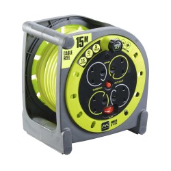 Masterplug Pro XT Extension Lead Case Reel 240v 15m