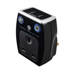 Masterplug USB Charger Plug With Surge Protection