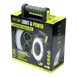Masterplug Pro LED Worklight Extension Reel 5m 240v