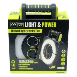Masterplug Pro LED Worklight Extension Reel 5m 240v