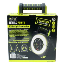Masterplug Pro LED Worklight Extension Reel 5m 240v