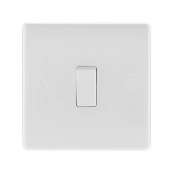 BG Rounded Edge Switch 1 Gang 2 Way