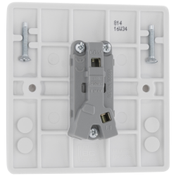 BG Rounded Edge Switch 1 Gang Bell Push