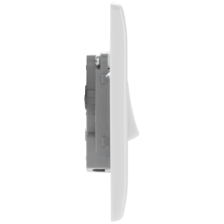 BG Rounded Edge Switch 1 Gang Bell Push