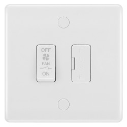 BG Rounded Edge Switch Triple Fan Isolator Fused