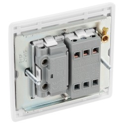 BG Rounded Edge Switch Triple Fan Isolator Fused
