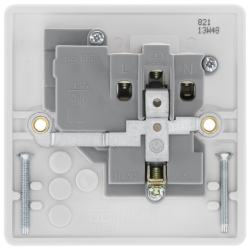 BG Rounded Edge Switched Socket 1 Gang SP 13A