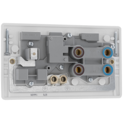 BG Rounded Edge Double Pole Cooker Switch 45A Complete