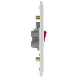 BG Rounded Edge Double Pole Cooker Switch & Indicator LP