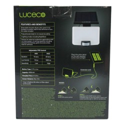 Luceco LED Solar Guardian Floodlight With PIR 8w