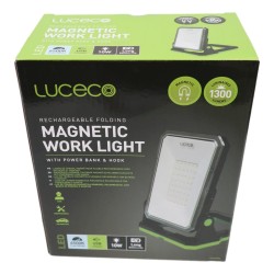 Luceco LED Rechargeable Folding Magnetic Work Light