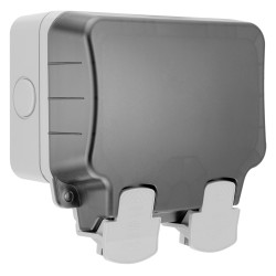 BG Weatherproof Socket 2G 13A Switched Double IP66