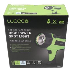 Luceco Rechargeable LED High Power Spotlight Torch