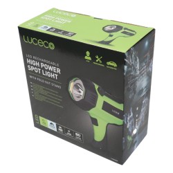 Luceco Rechargeable LED High Power Spotlight Torch