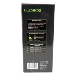 Luceco Rechargeable LED High Power Spotlight Torch
