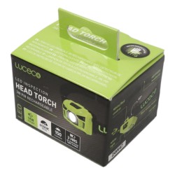 Luceco Rechargeable LED Head Torch With PIR