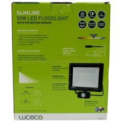 Luceco ECO LED Slimline Floodlight 50w With PIR