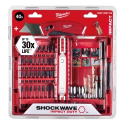 Milwaukee Shockwave Impact Duty Bit Drill Set 40 Piece