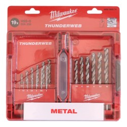 Milwaukee Thunderweb Metal Drill Bit Set 19 Piece
