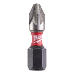 Milwaukee Shockwave 25mm PZ2 Screwdriver Bits 25 Pack