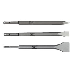 Milwaukee SDS+ Chisel Set 3 Piece