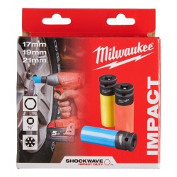 Milwaukee Hex Socket Set 1/2" Automotive 3pc