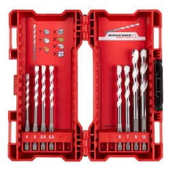 Milwaukee Multi Material Drill Bit Set 8 Piece