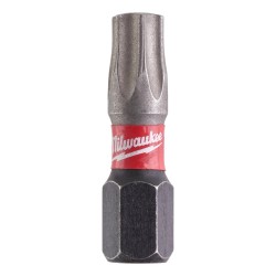 Milwaukee Shockwave 25mm T30 Screwdriver Bit 2 Pack
