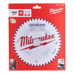 Milwaukee Circular Saw Blade 190mm x 30 x 2.1