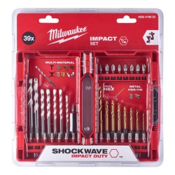 Milwaukee Impact Drill & Drive Set 39 Piece