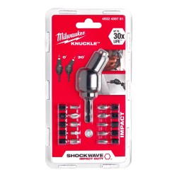 Milwaukee Shockwave Knuckle Adaptor 11 Piece Set.