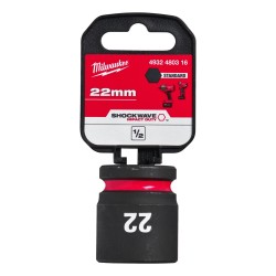 Milwaukee Shockwave 1/2" Short Socket