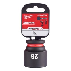 Milwaukee Shockwave 1/2" Short Socket
