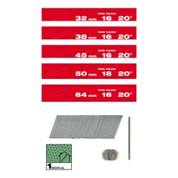 Milwaukee Finishing Nails 16G Thin Head