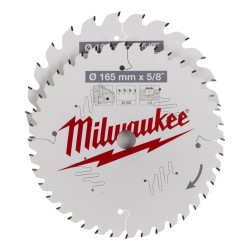 Milwaukee Circular Saw Twin Pack 165mm x 5/8" 24 & 40