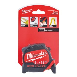 Milwaukee Wide Blade Tape 5-16 5m