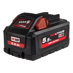 Milwaukee Battery 18v 5.5Ah M18B High Output