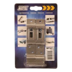 Maypole Number Plate Clamps 2 Pack