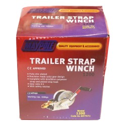Maypole Trailer Strap Winch 320kg Model 1200