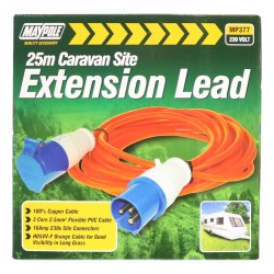 Maypole Site Extension Lead 240v 16 Amp 25 Metre