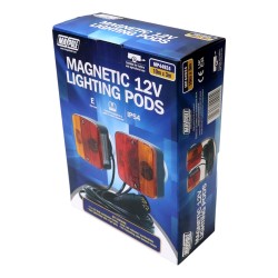 Maypole LED Trailer Lighting Pod Set Magnetic 10m Cable