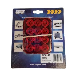 Maypole LED Rear Fog Lamp Red 10-30v