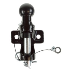 Maypole Towball 50mm With Pin Coupling Black