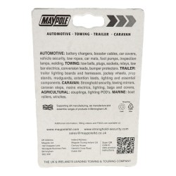 Maypole Reflectors Amber 2 Pack