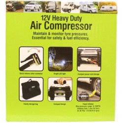 Maypole HD Air Compressor 12v With LED Light