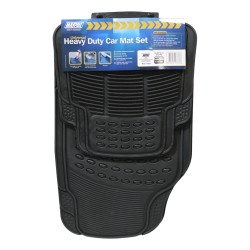 Maypole Car Mat Set Heavy Duty Universal Black