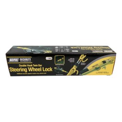 Maypole Steering Wheel Lock Double Hook Twin Bar