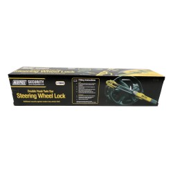 Maypole Steering Wheel Lock Double Hook Twin Bar